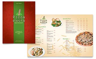 Italian Pasta Restaurant Menu Template