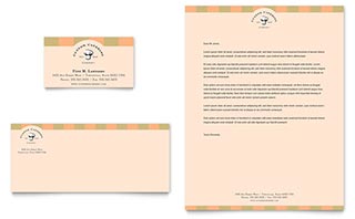 Catering Company Business Card & Letterhead Template