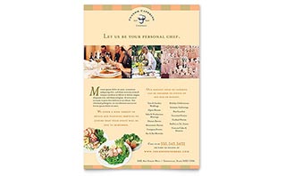 Catering Company Flyer Template