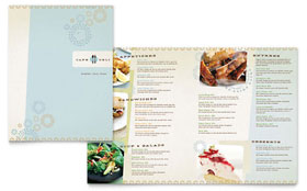 Cafe Deli Menu Template Design