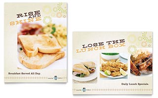 Cafe Deli Poster Template