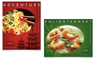 Asian Restaurant Poster Template