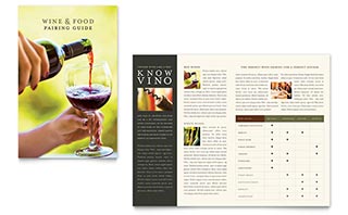 Vineyard & Winery Brochure Template