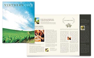 Vineyard & Winery Newsletter Template