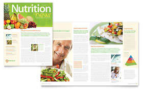 Nutritionist & Dietitian Newsletter Template Design