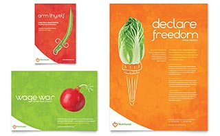 Nutritionist & Dietitian Flyer & Ad Template