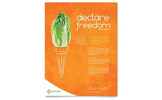 Nutritionist & Dietitian Flyer Template