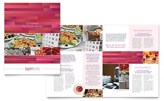 Corporate Event Planner & Caterer Brochure Template