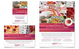 Corporate Event Planner & Caterer Flyer & Ad Template