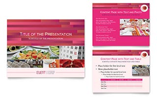 Corporate Event Planner & Caterer PowerPoint Presentation Template