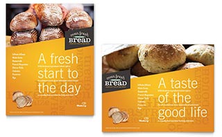 Artisan Bakery Poster Template