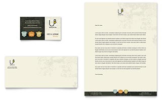 Brewery & Brew Pub Business Card & Letterhead Template