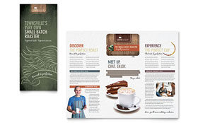 Coffee Shop Brochure Template Design