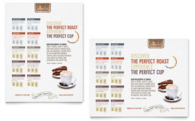 Coffee Shop Poster Template Design