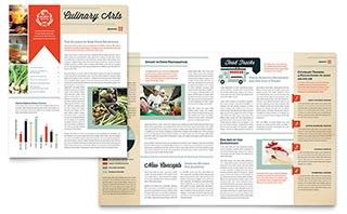 Culinary School Newsletter Template