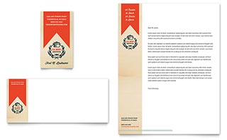 Culinary School Business Card & Letterhead Template