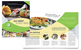 Food Catering Brochure Template Design