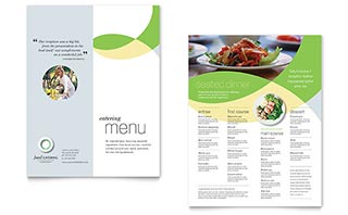 Food Catering Menu Template