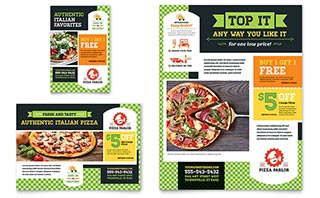 Pizza Parlor Flyer & Ad Template