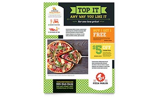 Pizza Parlor Flyer Template