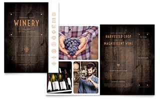 Winery Brochure Template