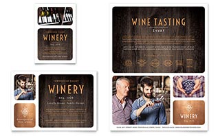 Winery Flyer & Ad Template