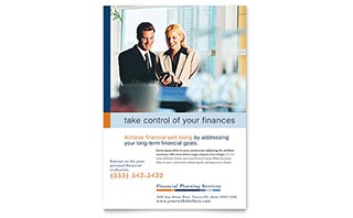 Financial Planning & Consulting Flyer Template