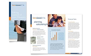 Financial Planning & Consulting Brochure Template