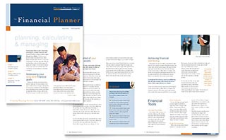 Financial Planning & Consulting Newsletter Template