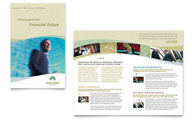 Investment Management Brochure Template Design