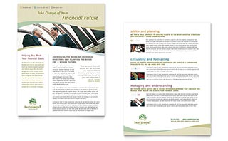 Investment Management Datasheet Template