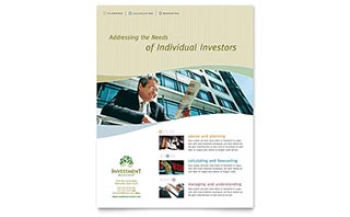 Investment Management Flyer Template