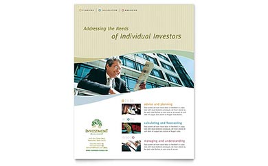 Investment Management Flyer