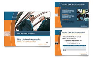 Investment Services PowerPoint Presentation Template