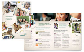 Life Insurance Company Brochure Template Design