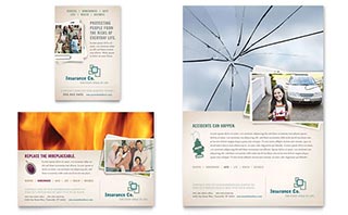 Life Insurance Company Flyer & Ad Template