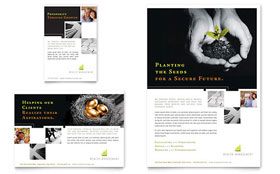 Wealth Management Services Flyer & Ad Design Template