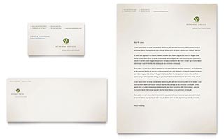 Retirement Investment Services Business Card & Letterhead Template