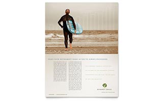 Retirement Investment Services Flyer Template