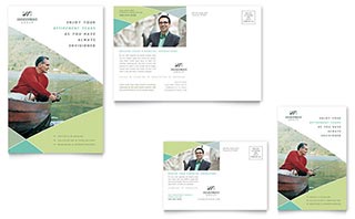 Financial Advisor Postcard Template