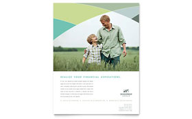 Financial Advisor Flyer Template Design