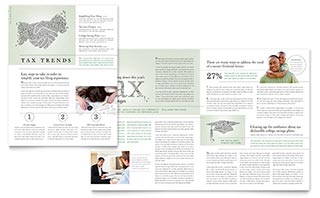 Accounting & Tax Services Newsletter Template