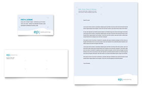 Estate Planning Business Card & Letterhead Template Design