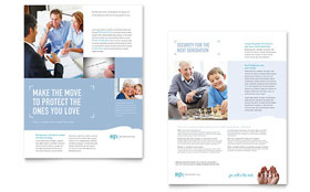 Estate Planning Datasheet Template Design