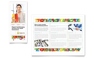 Bookkeeping Services Brochure Template