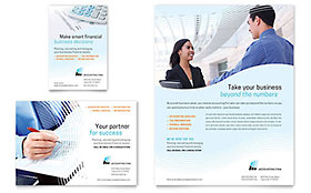 Accounting Firm Flyer & Ad Template Design