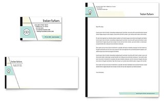 Venture Capital Firm Business Card & Letterhead Template