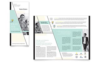 Venture Capital Firm Tri Fold Brochure Template