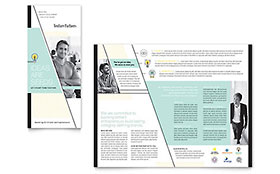 Venture Capital Firm Tri Fold Brochure Template Design