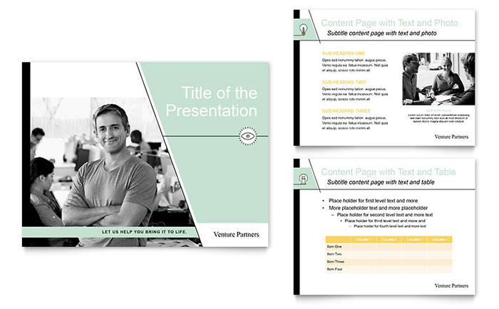 Venture Capital Firm PowerPoint Presentation Template Design